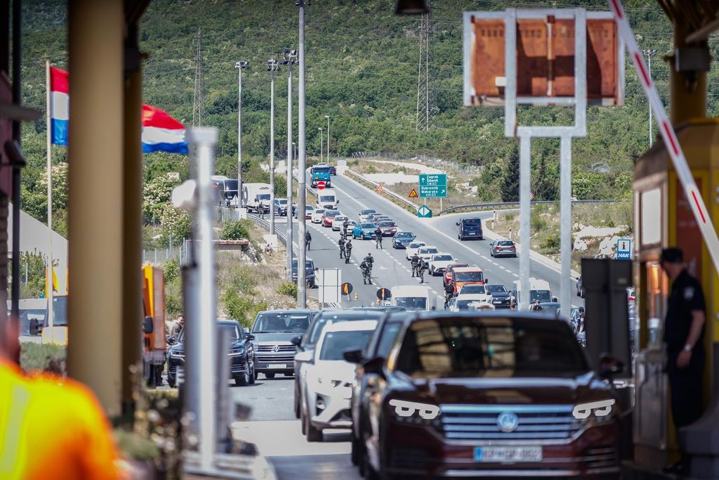 Gužva na ulazu u Split