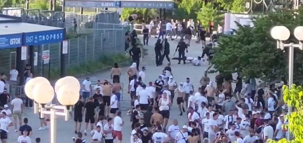 Neredi ispred Poljuda