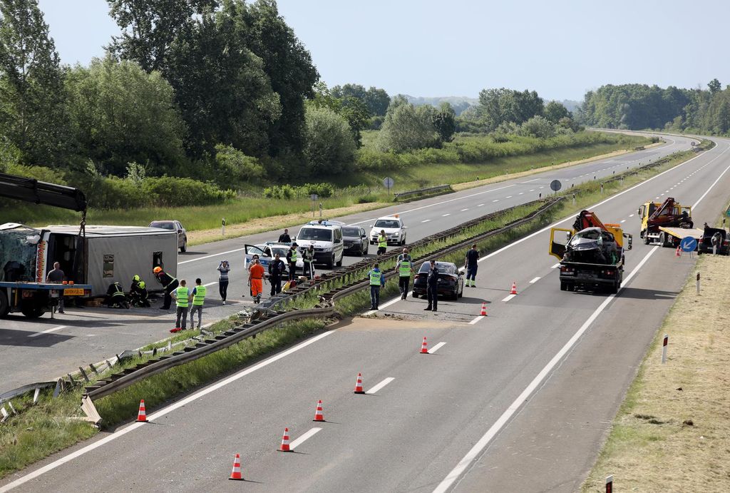 Nesreća na A3 kod Popovače - 1