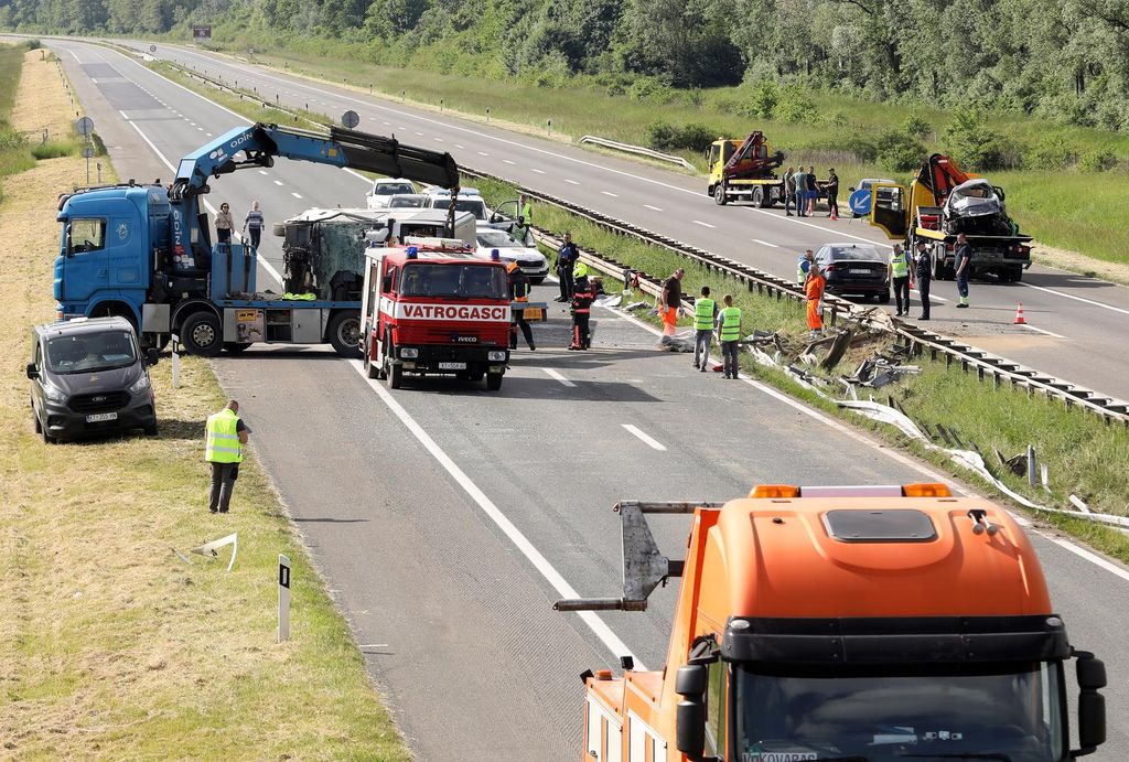 Nesreća na A3 kod Popovače - 1