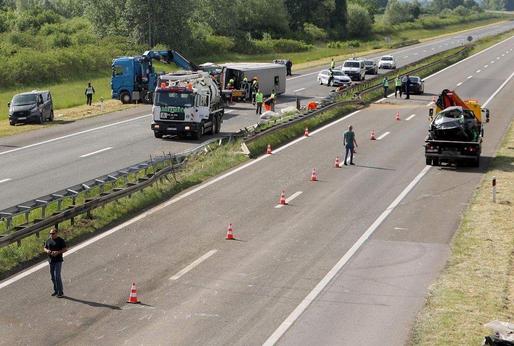 Nesreća na A3 kod Popovače - 1