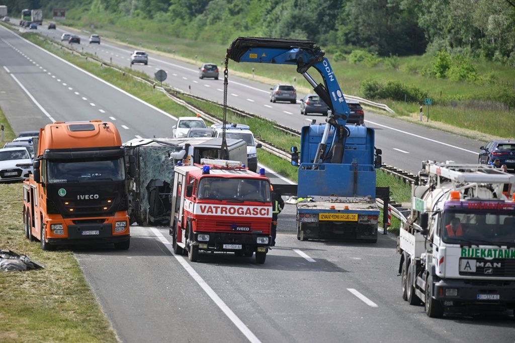 Mjesto prometne nesreće na autocesti A3 kod Popovače - 1