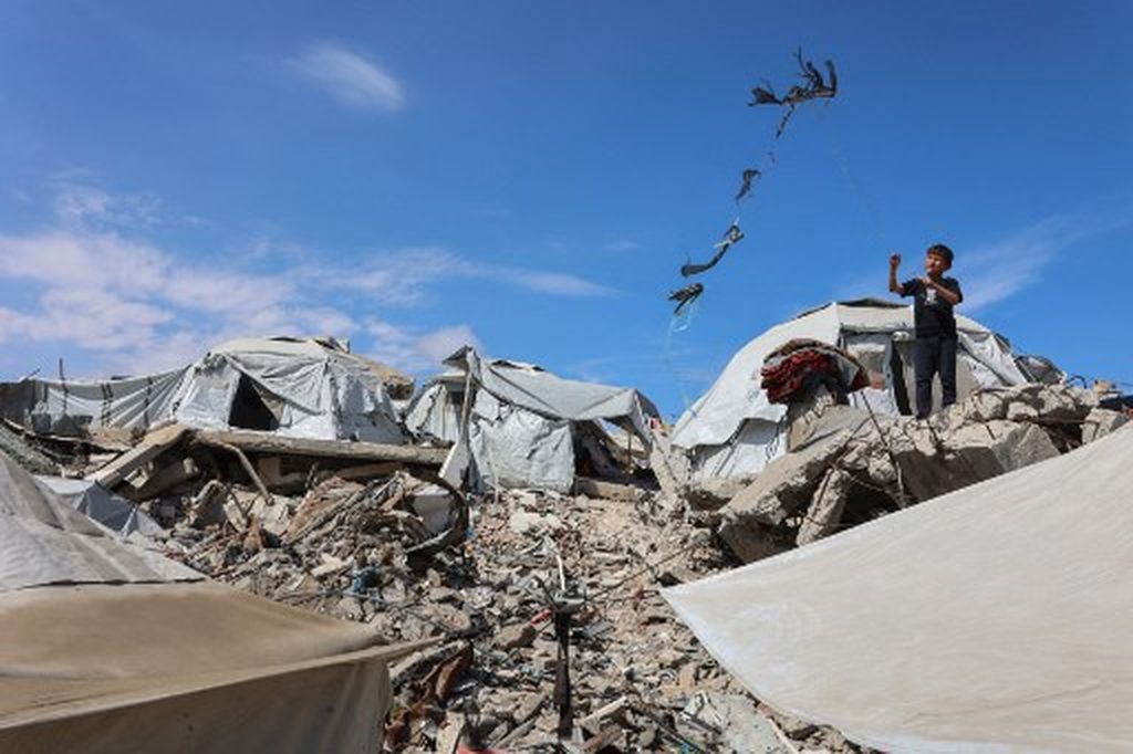 Raseljeni Palestinci u šatorima u gradu Gazi - 3