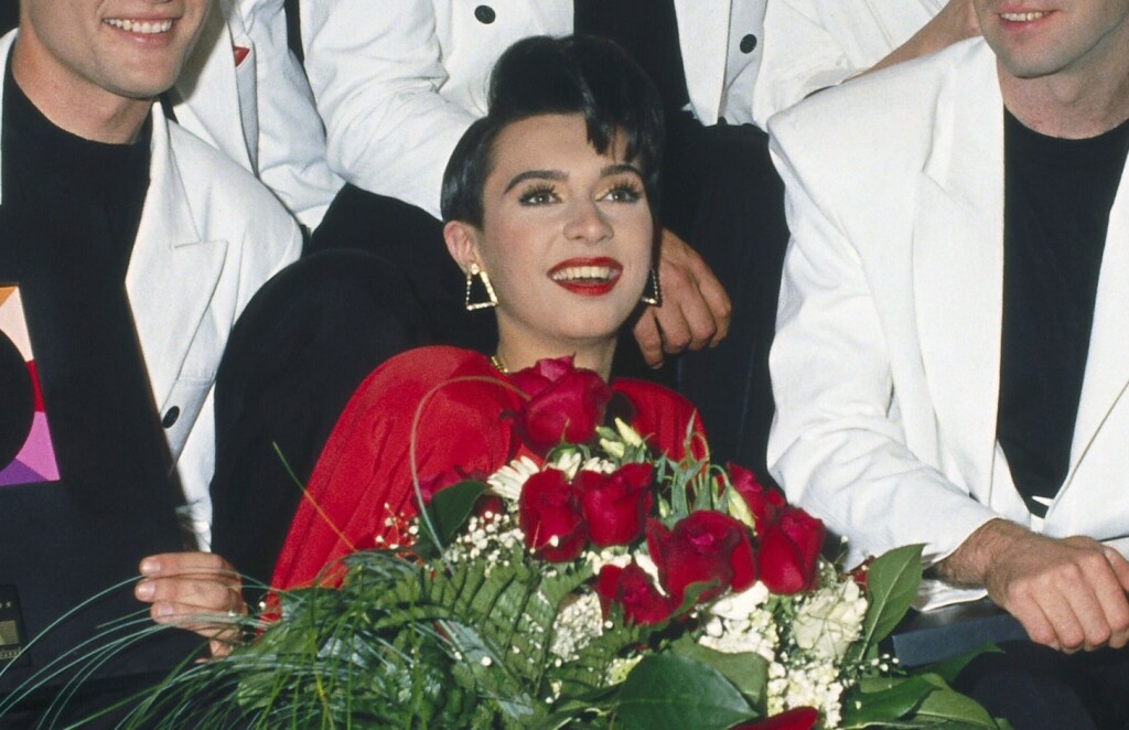 Emilija Kokić 1989. nakon pobjede na Eurosongu