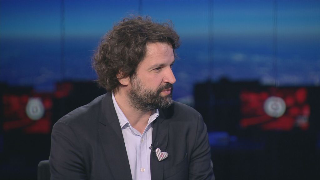 Boris Jokić i voditelji Dnevnika Nove TV