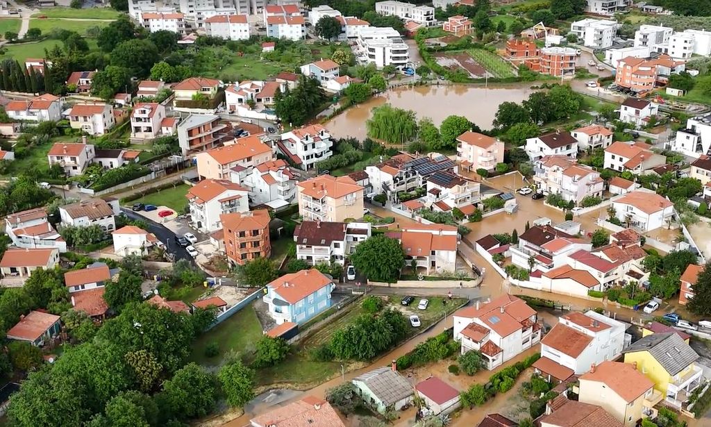 Posljedice poplava u Medulinu snimljene dronom - 1