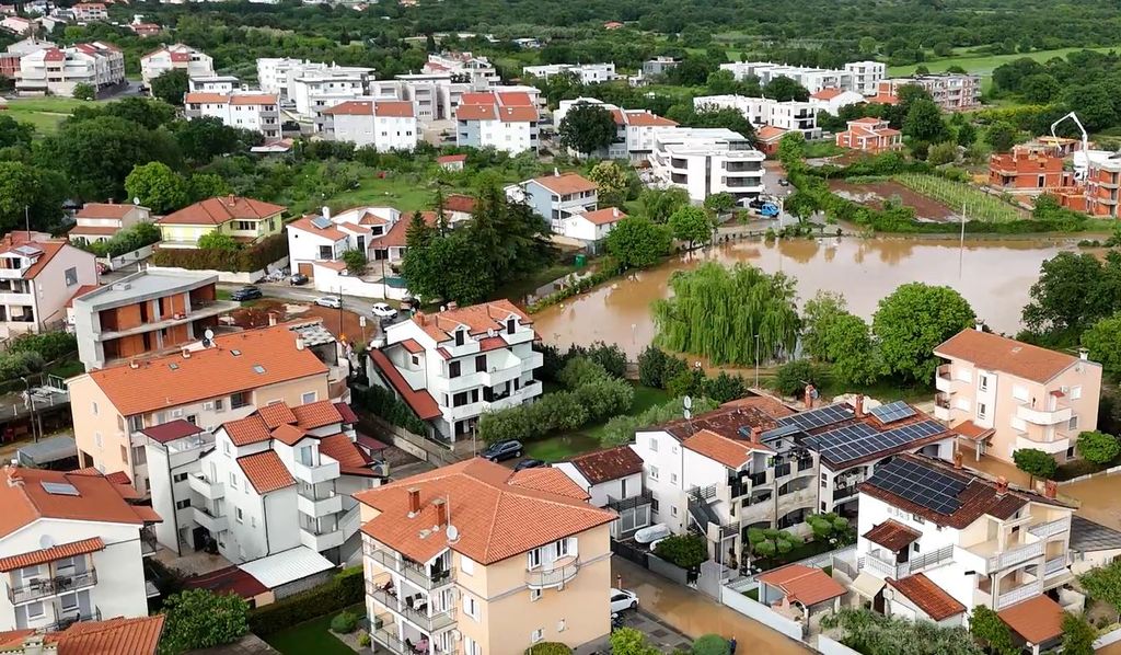 Posljedice poplava u Medulinu snimljene dronom - 1