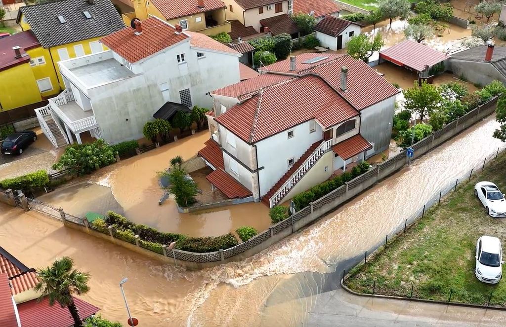 Posljedice poplava u Medulinu snimljene dronom - 1