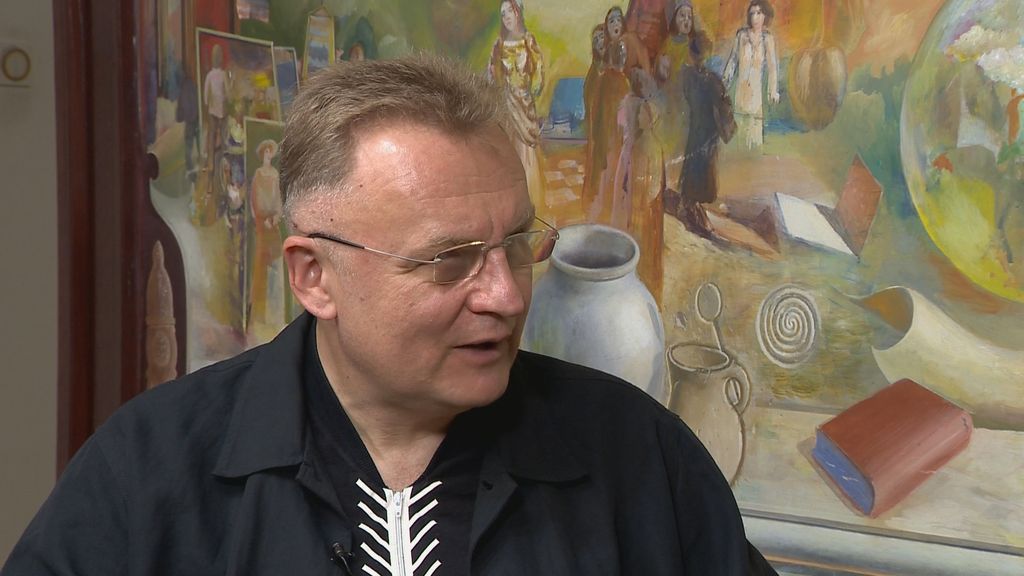 Gradonačelnik Lavova Andrij Sadovij i Marko Stričević