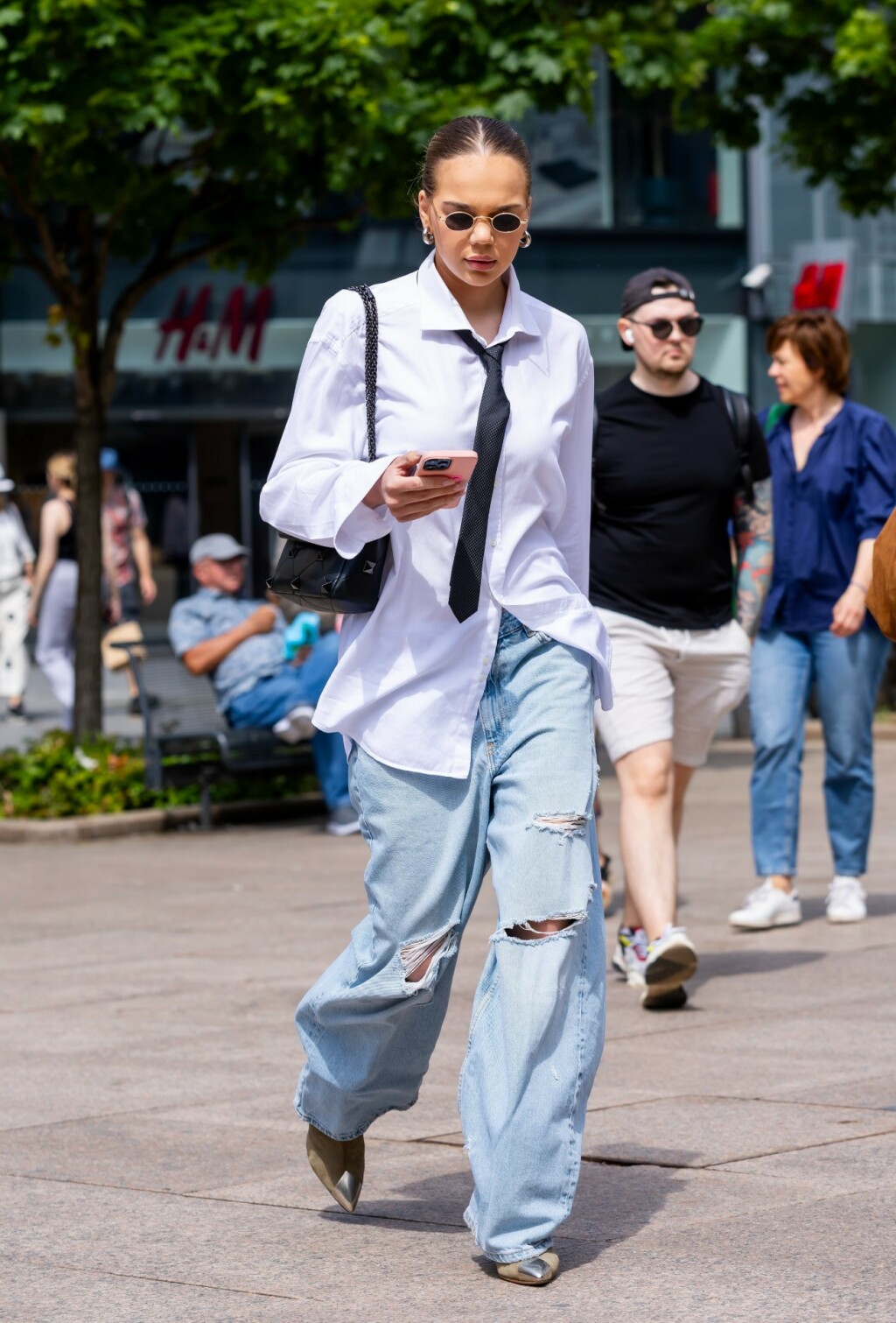 Kravata u street style izdanju sa zagrebačke špice
