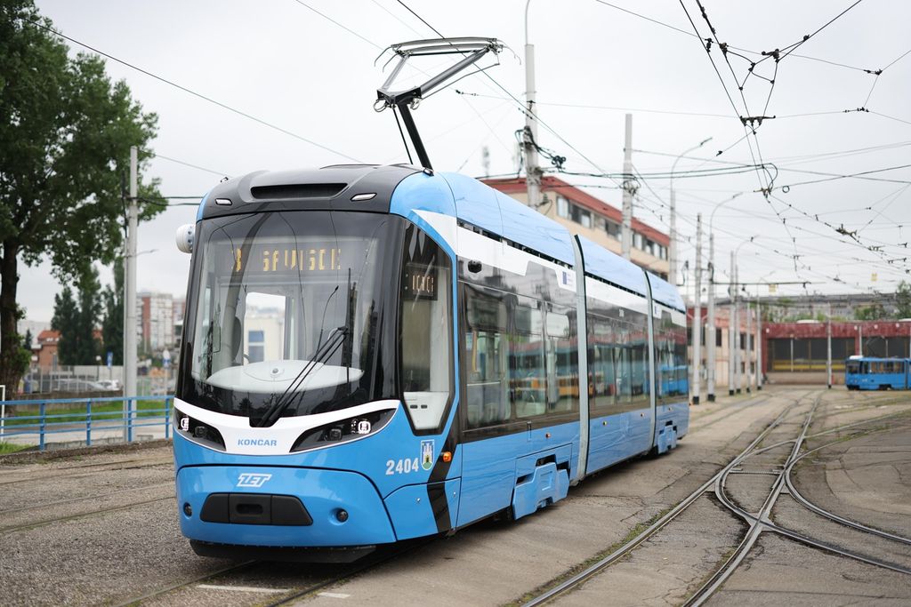 Četvrti novi tramvaj u Zagrebu
