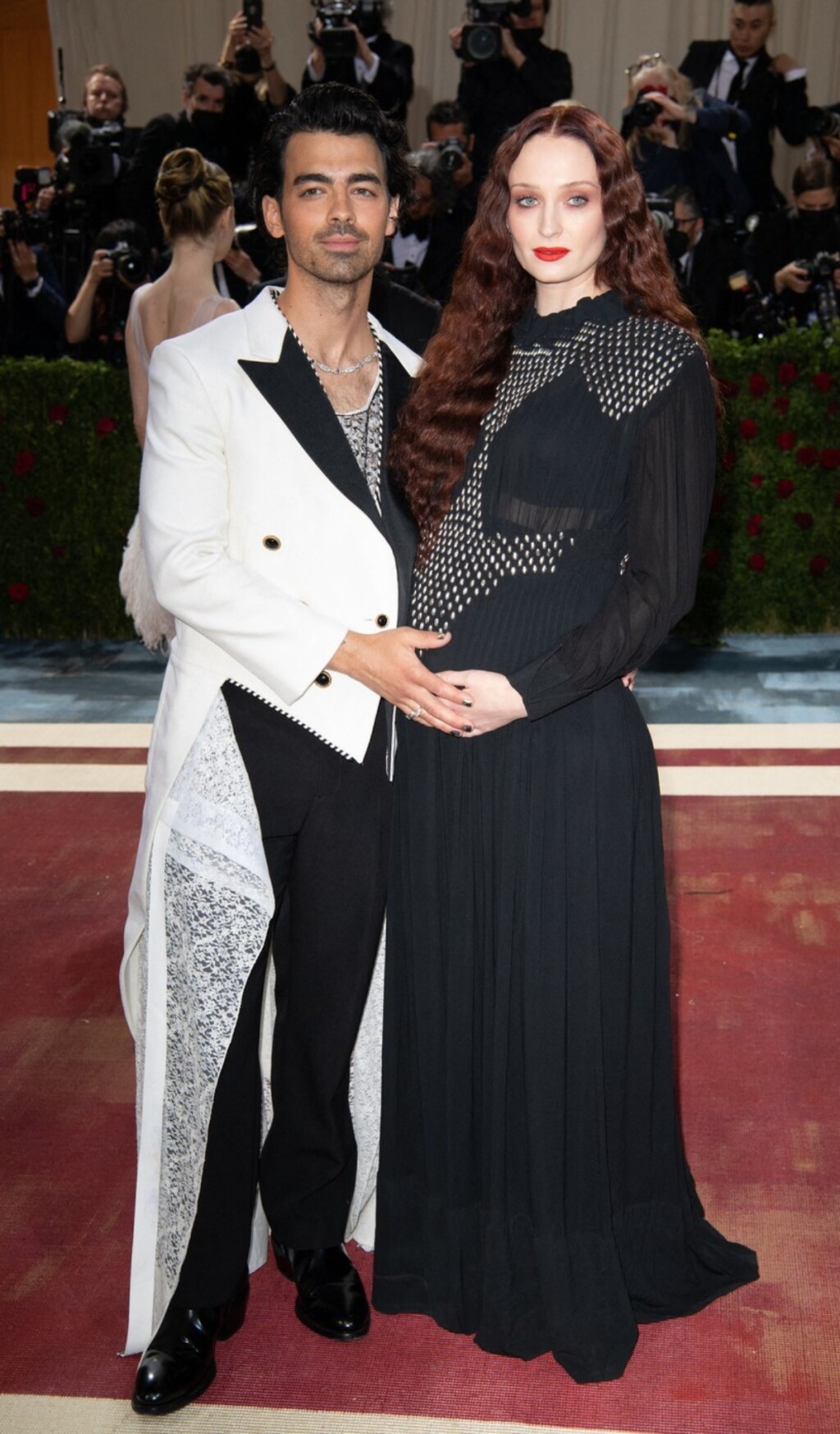 Sophie Turner i tadašnji partner Joe Jonas na Met Gali 2022.