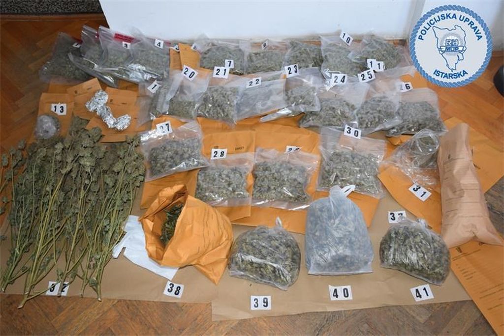 Droga koju je pronašla istarska policija