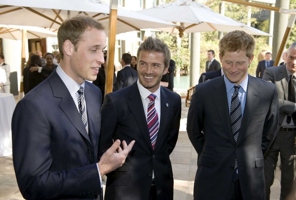 Princ William, princ Harry i David Beckham - 1