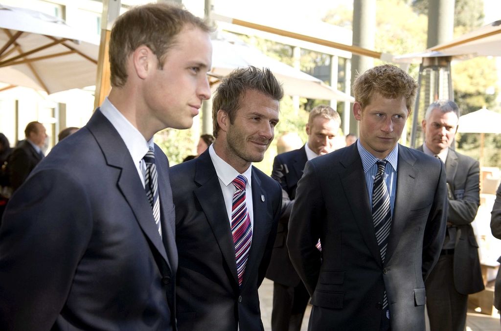 Princ William, princ Harry i David Beckham - 2