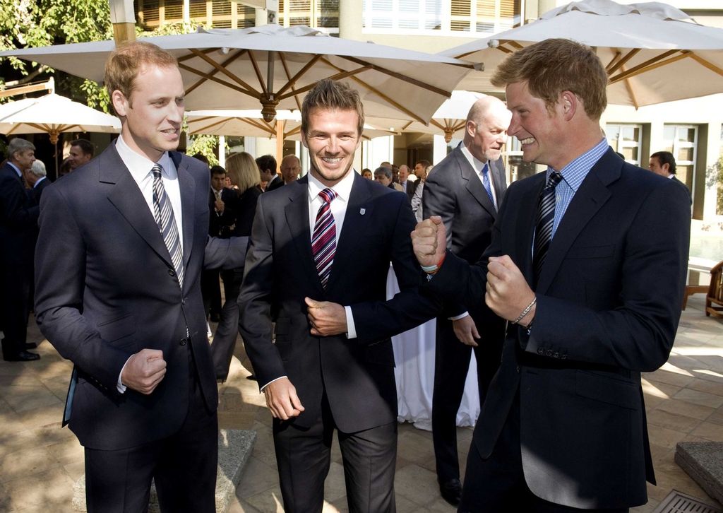 Princ William, princ Harry i David Beckham - 3