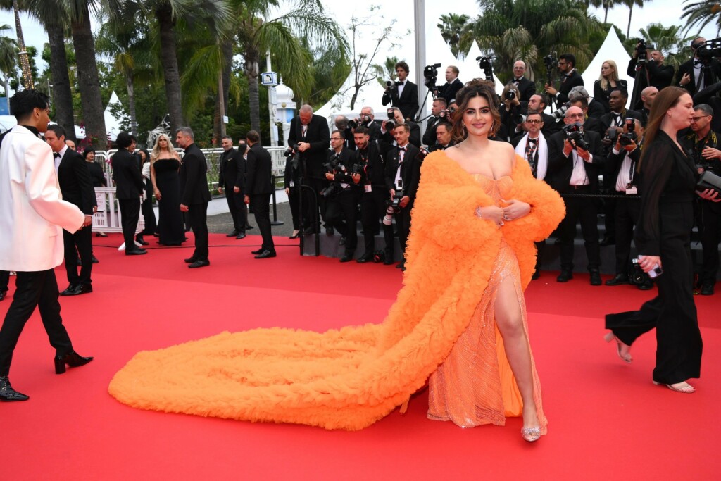 Deepti Sadhwani na kanskom crvenom tepihu 2024. u grandioznom izdanju