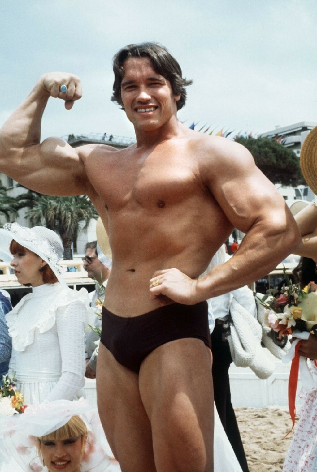 Arnold Schwarzenegger u Cannesu 1977.