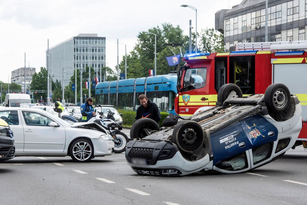 Prometna nesreća u Zagrebu