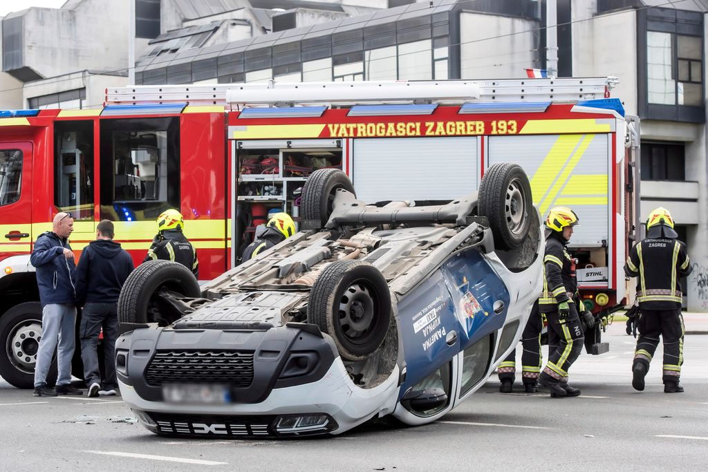 Prometna nesreća u Zagrebu