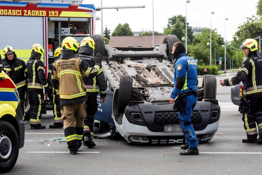 Prometna nesreća u Zagrebu
