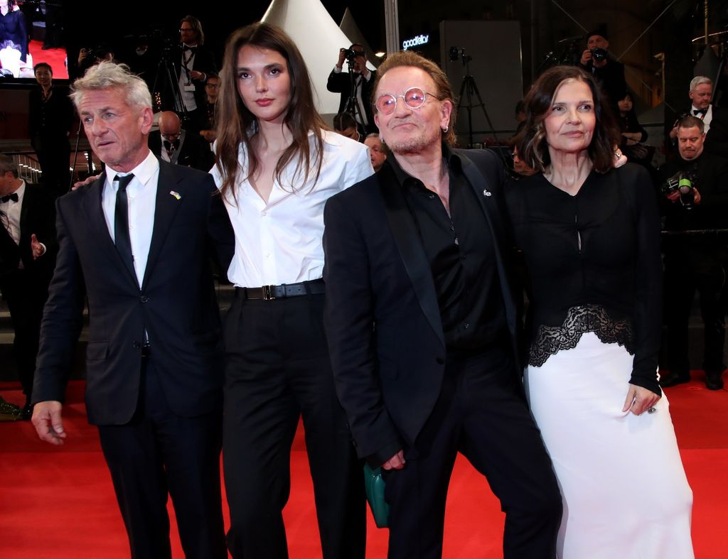 Sean Penn, Valeria Nicov, Bono Vox, Ali Hewson