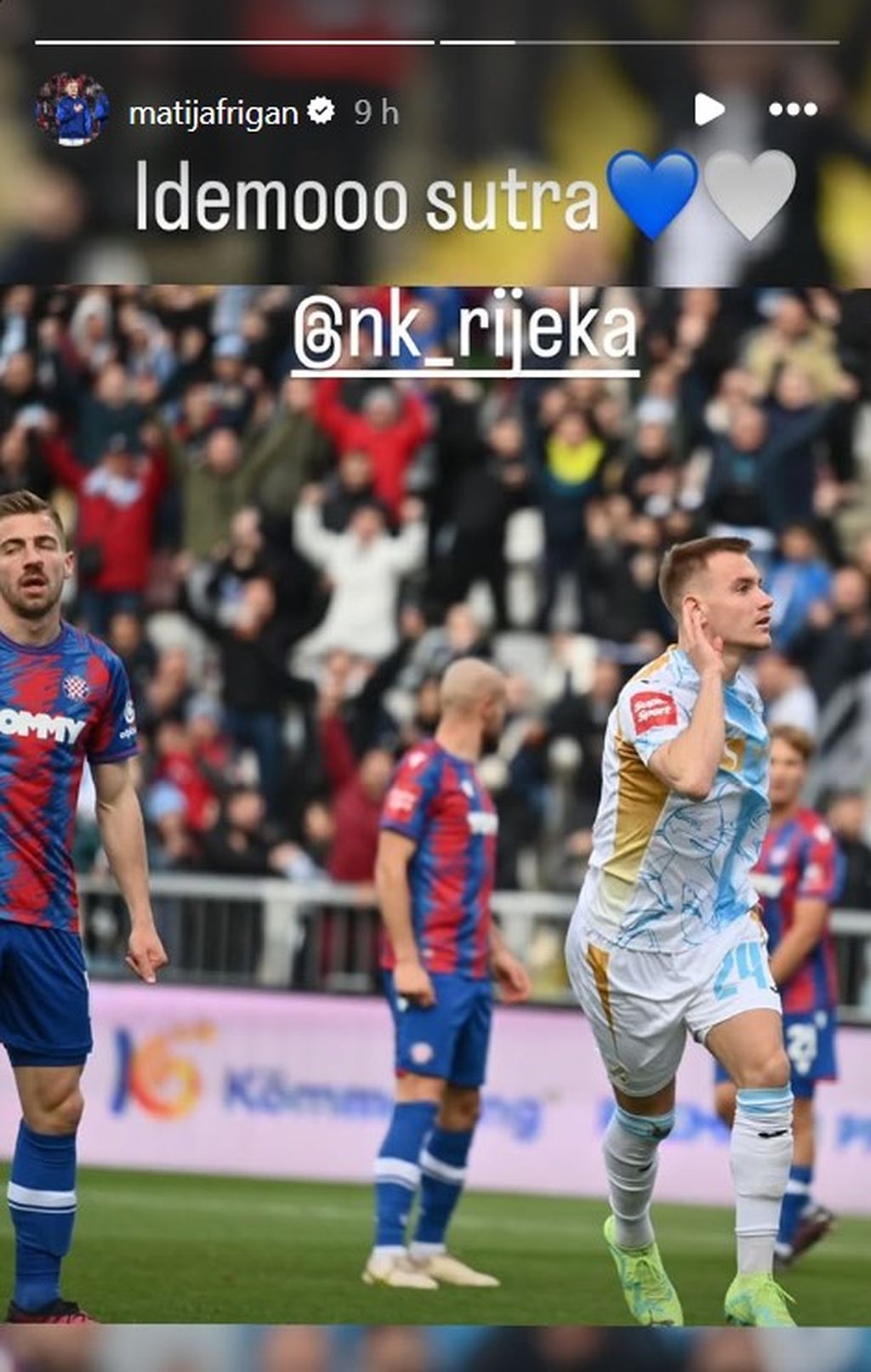 Objava Matije Frigana