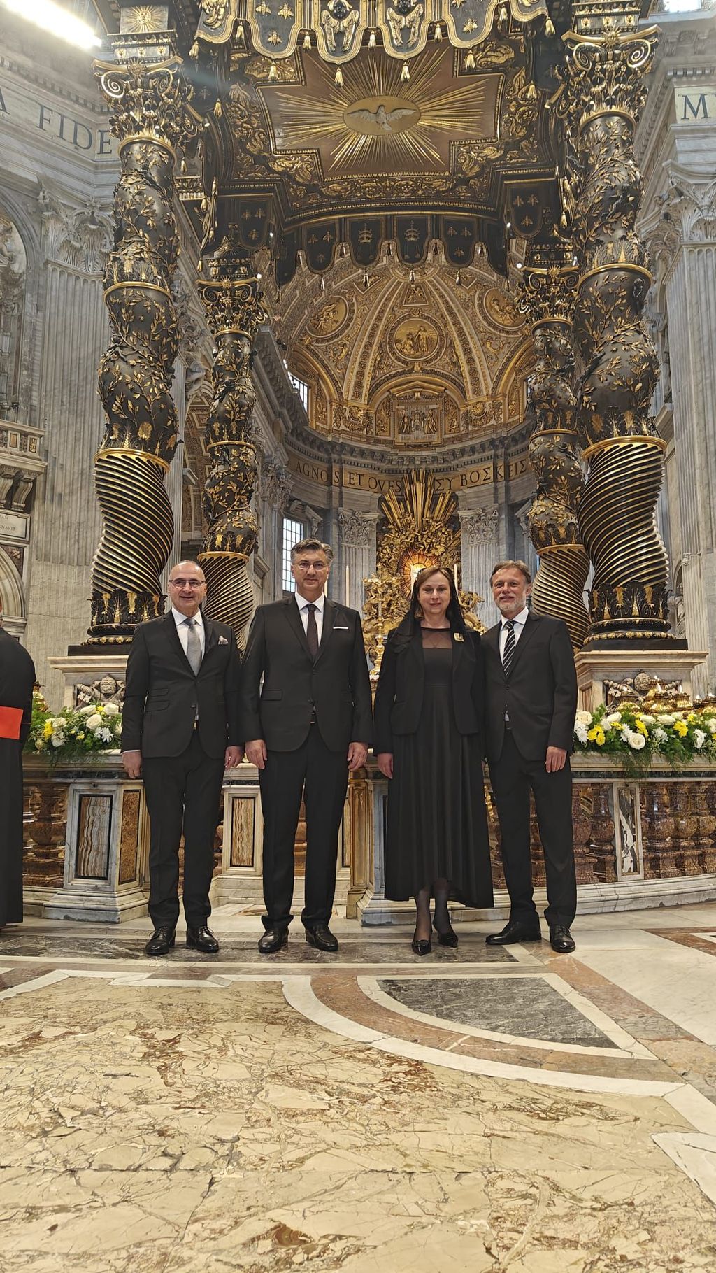 Premijer Andrej Plenković na inauguracijskoj misi pape Lava XIV.