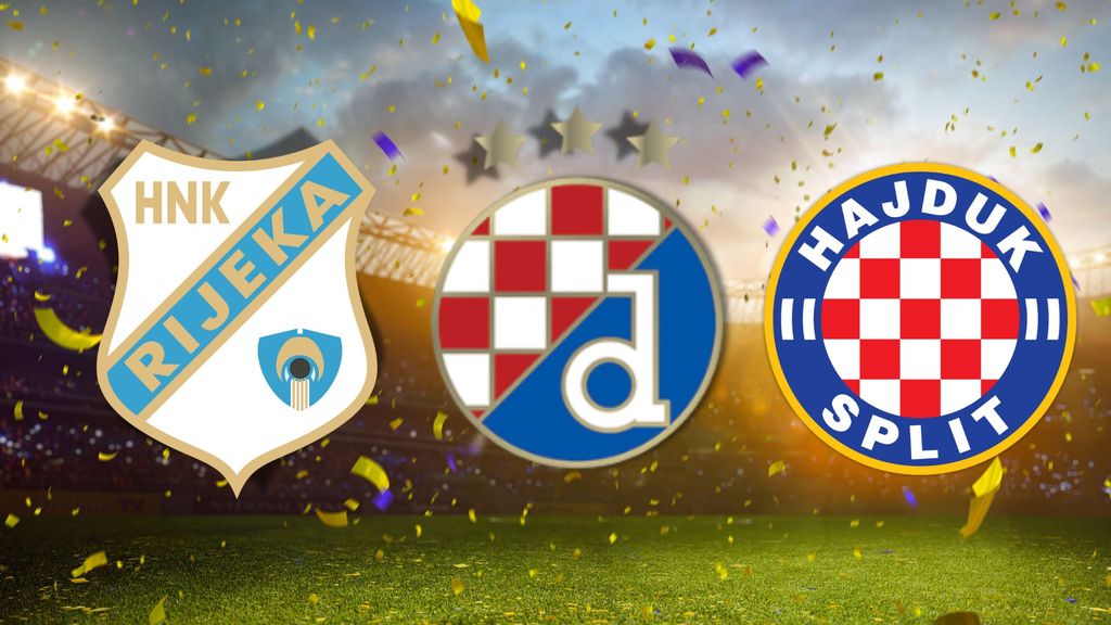 Rijeka, Dinamo i Hajduk u borbi za titulu