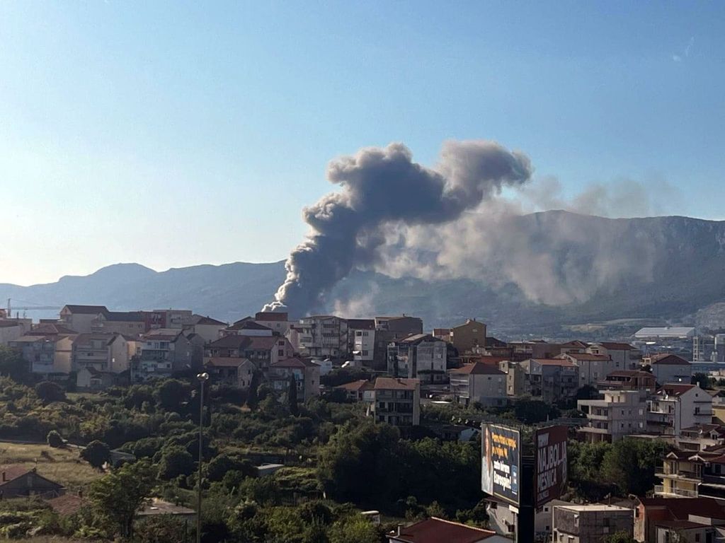Požar u Kaštel Sućurcu
