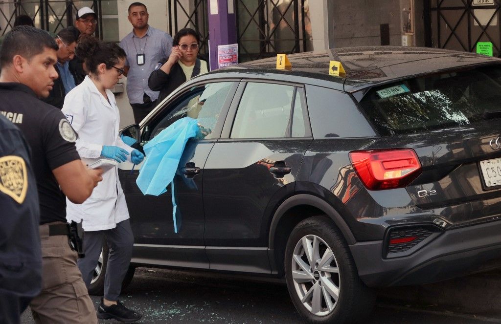 Mjesto atentata i gradonačelnica Clara Brugade