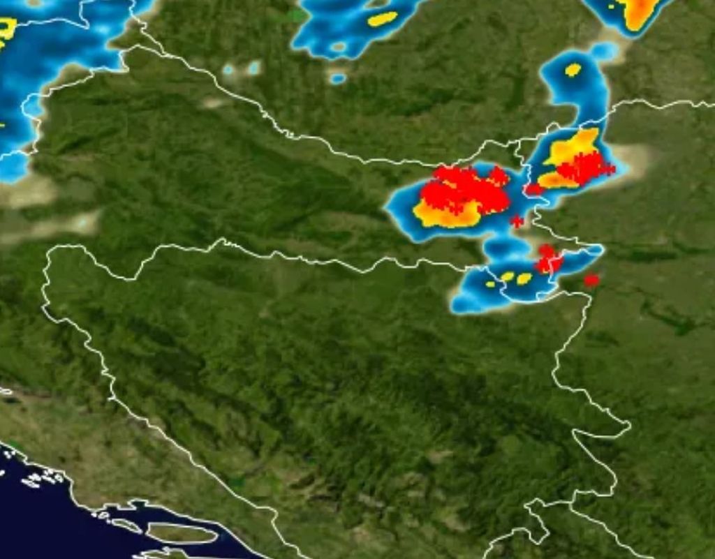 Nevrijeme kod Osijeka