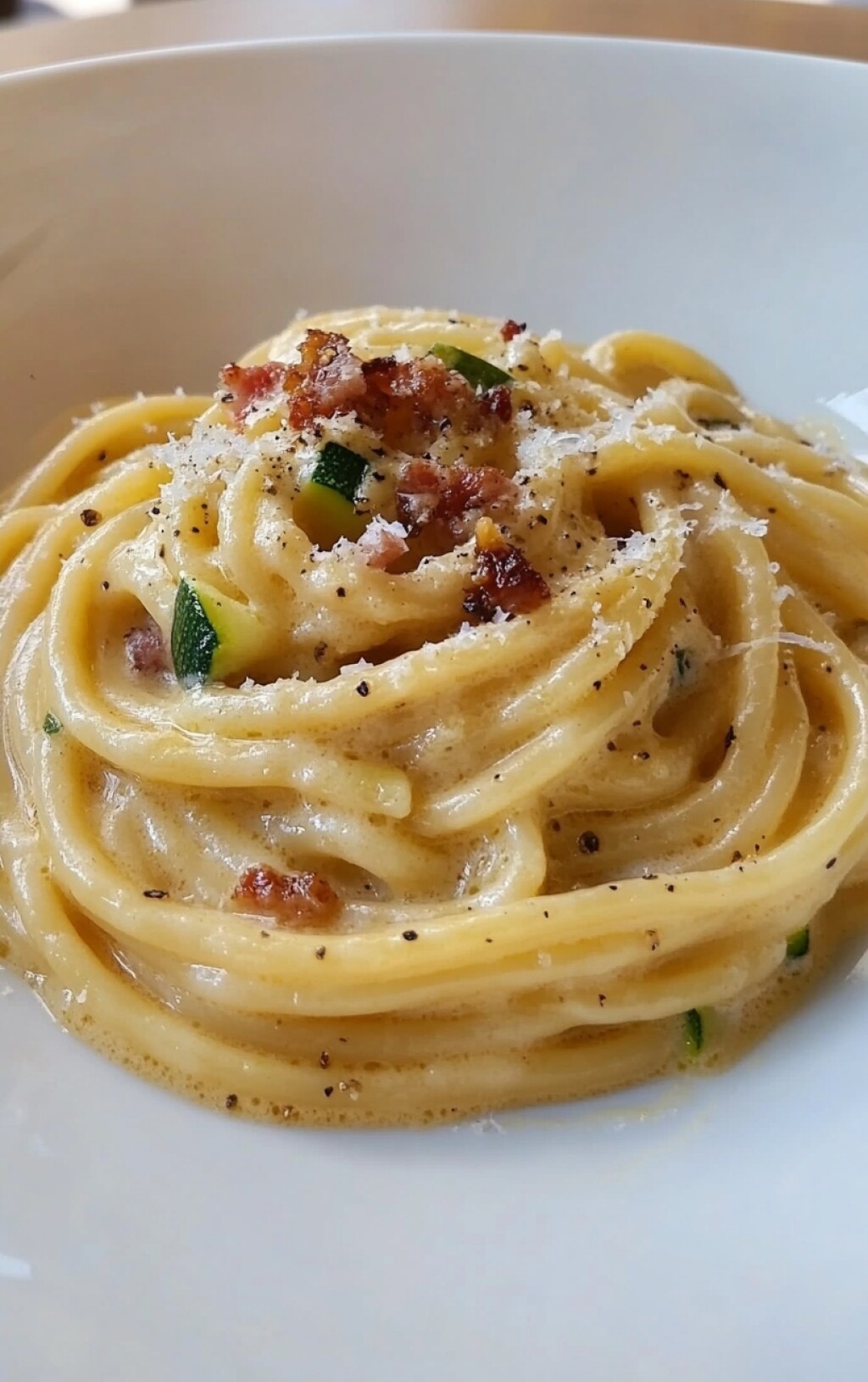 Carbonara s tikvicama
