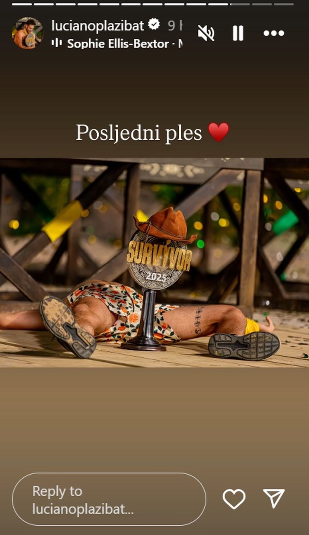 Luciano Plazibat na Instagramu