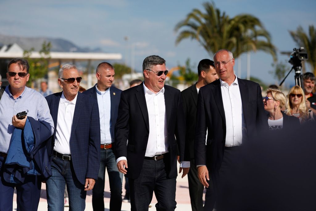 Predsjednik Zoran Milanović u društvu gradonačelnika Splita obišao projekt Žnjan - 5