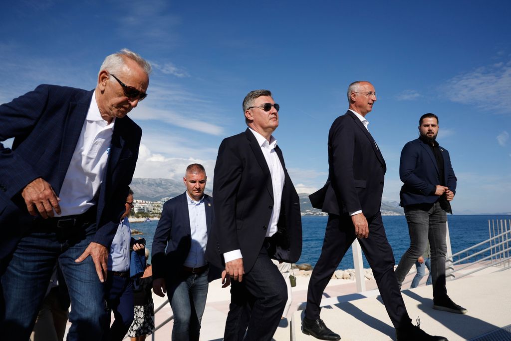 Predsjednik Zoran Milanović u društvu gradonačelnika Splita obišao projekt Žnjan - 5