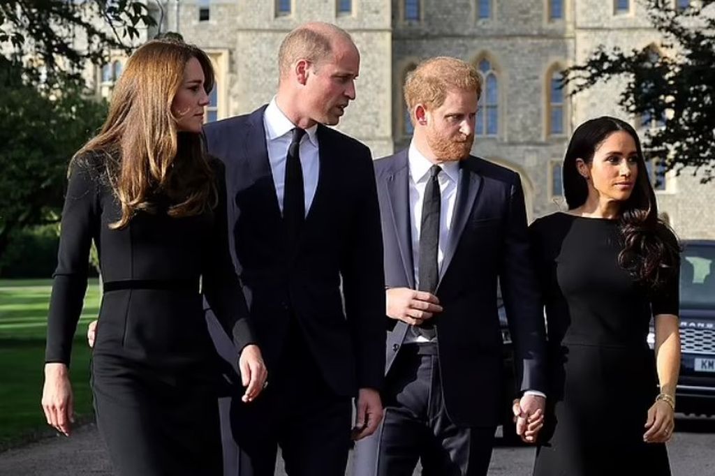 William i Harry sa suprugama - 4