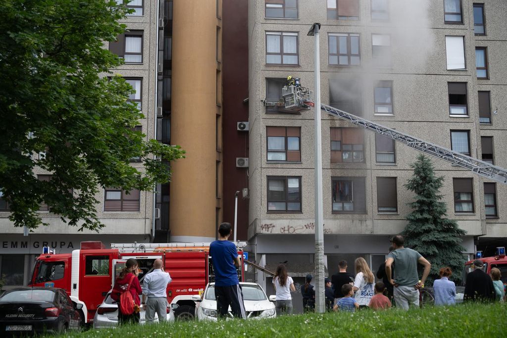 Požar stana u Španskom - 2