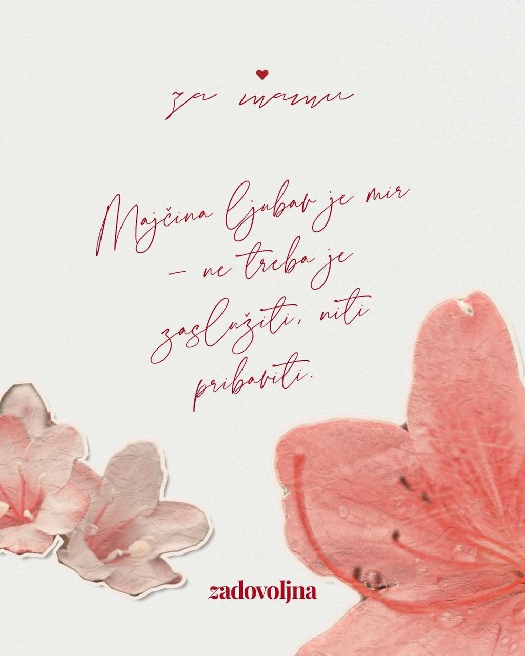 Tekstualne čestitke za Majčin dan