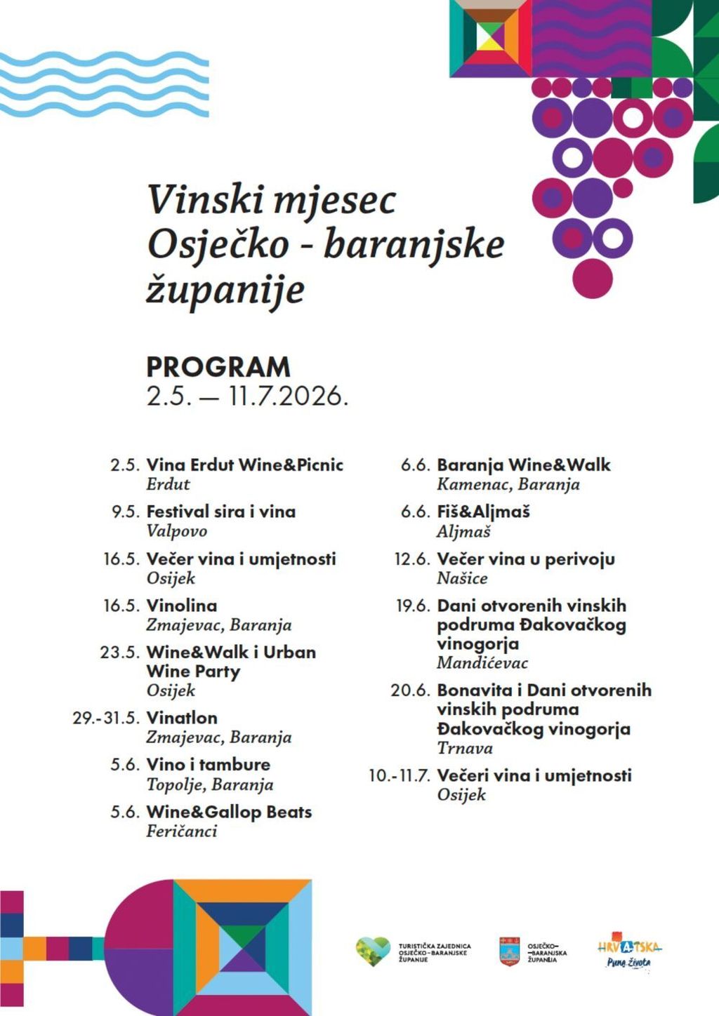 Vinski mjesec, OBŽ program