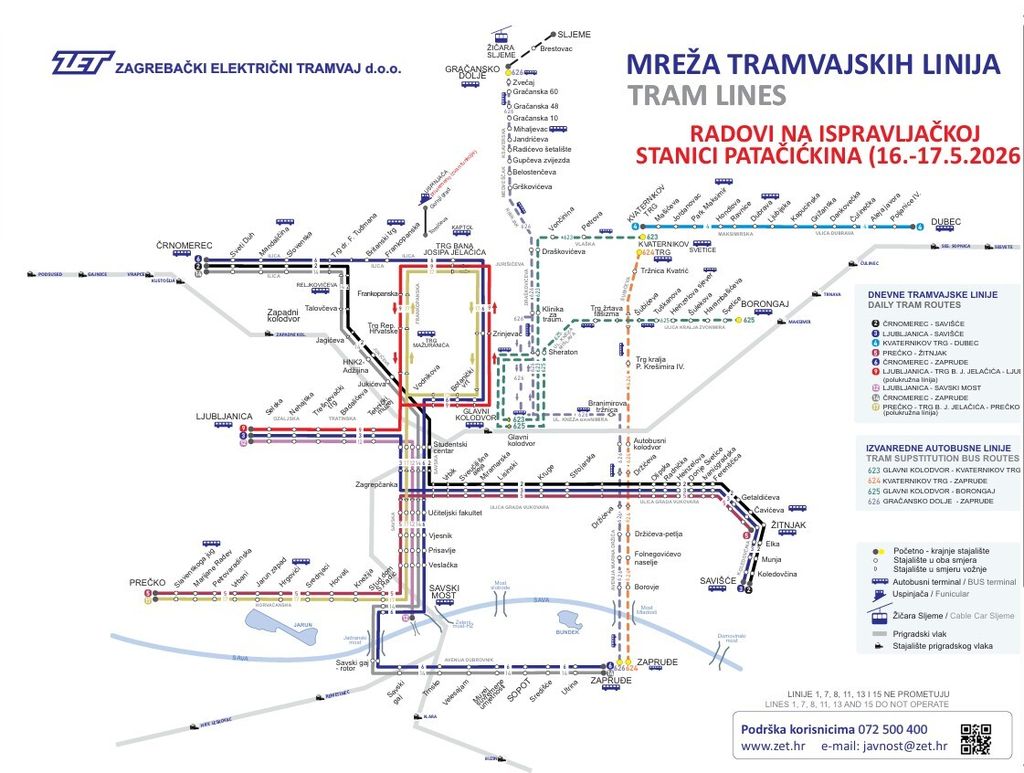 ZET najavio opsežne radove, ilustracija
