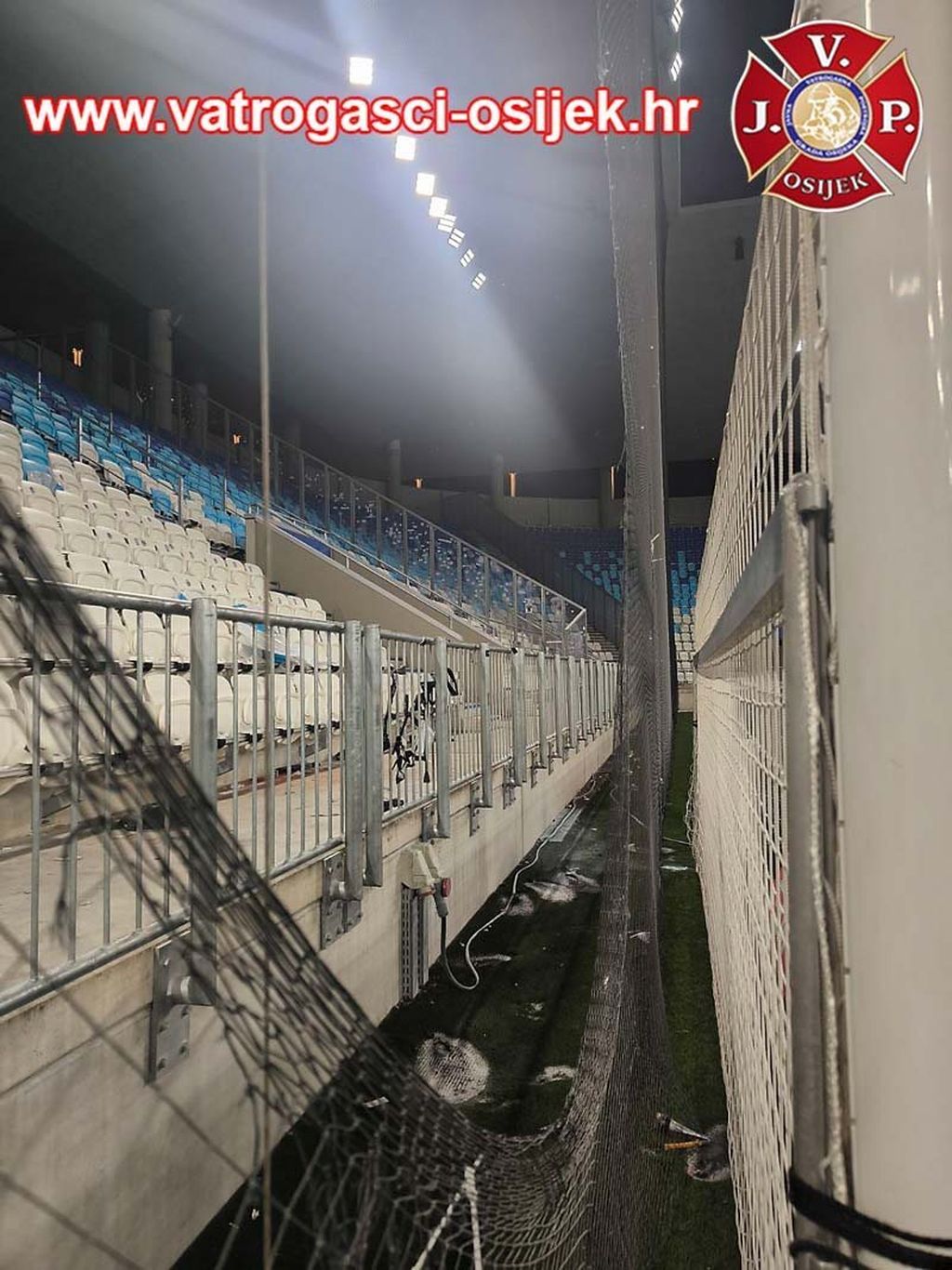 Oštećenja na Opus Areni
