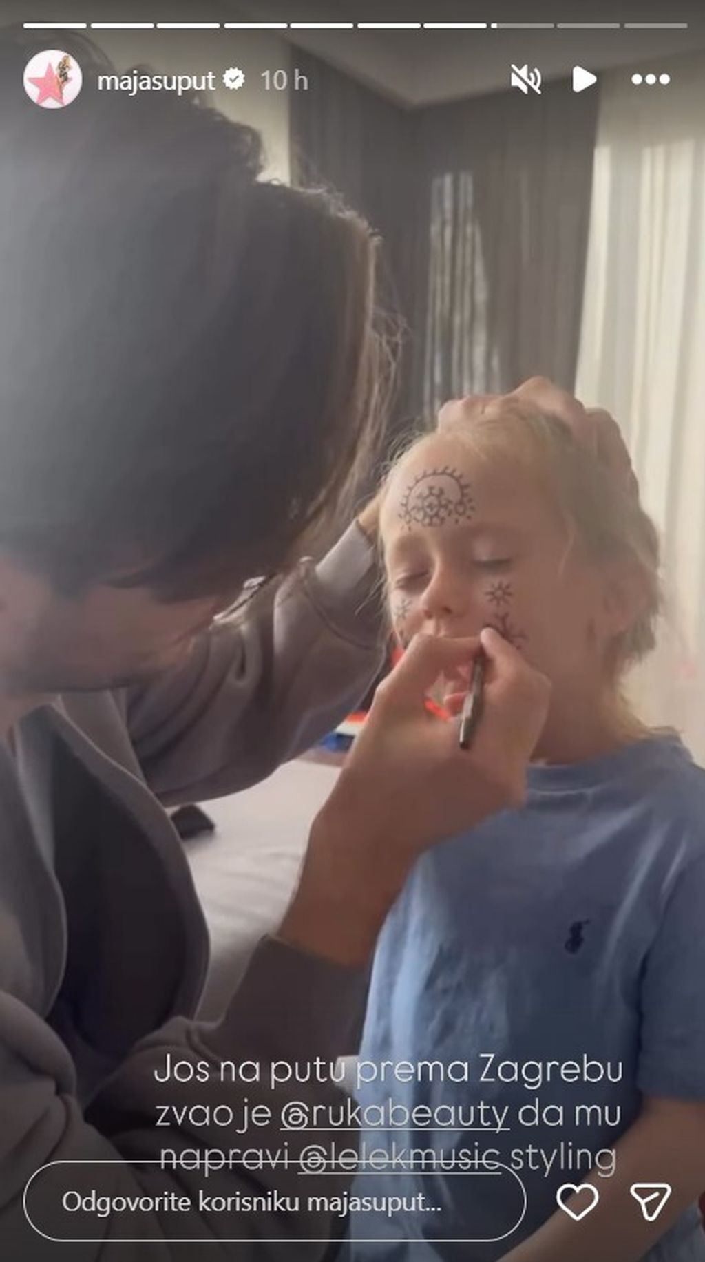 Maja Šuput na Instagramu, Bloom Tatarinov