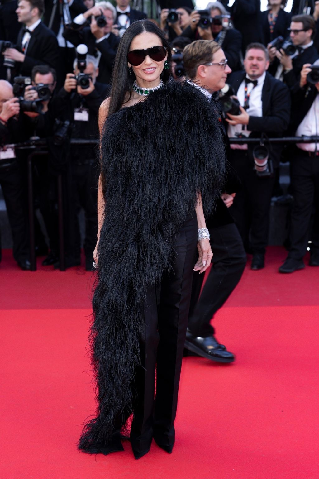 Demi Moore u Gucci kreaciji na Cannesu 2026.