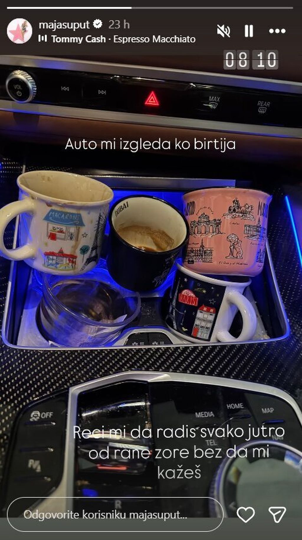 Maja Šuput na Instagramu