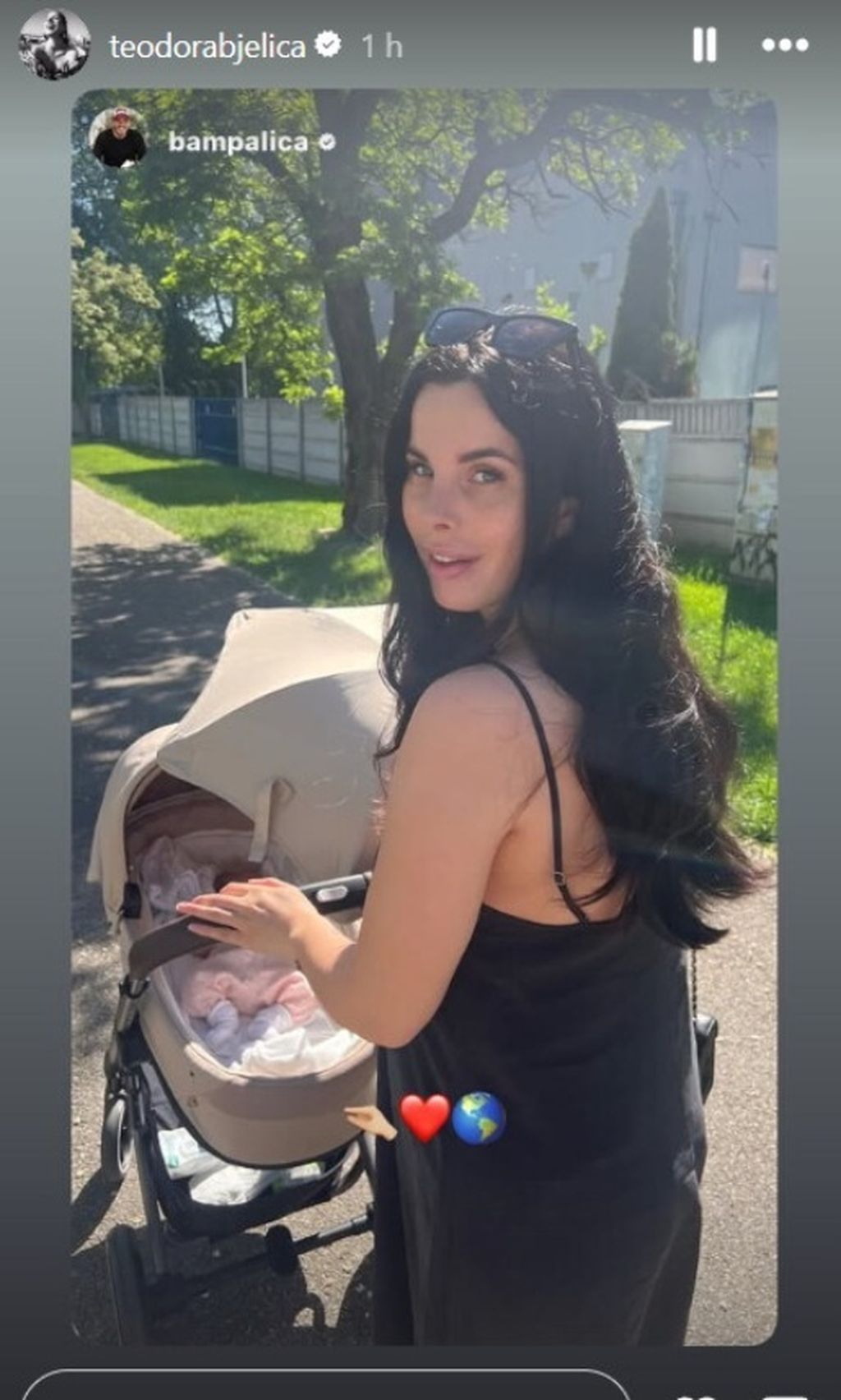 Teodora Bjelica na Instagramu