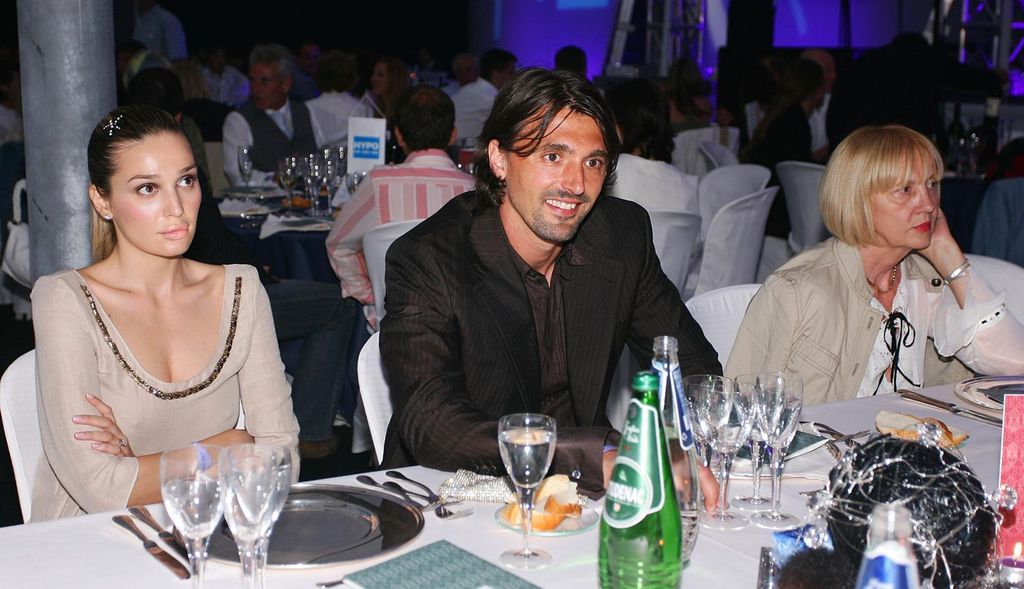 Goran Ivanišević i Tatjana Dragović