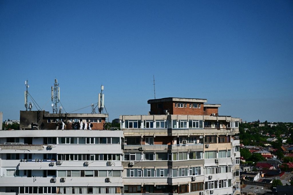 Dron pogodio zgradu u rumunjskom gradu - 5