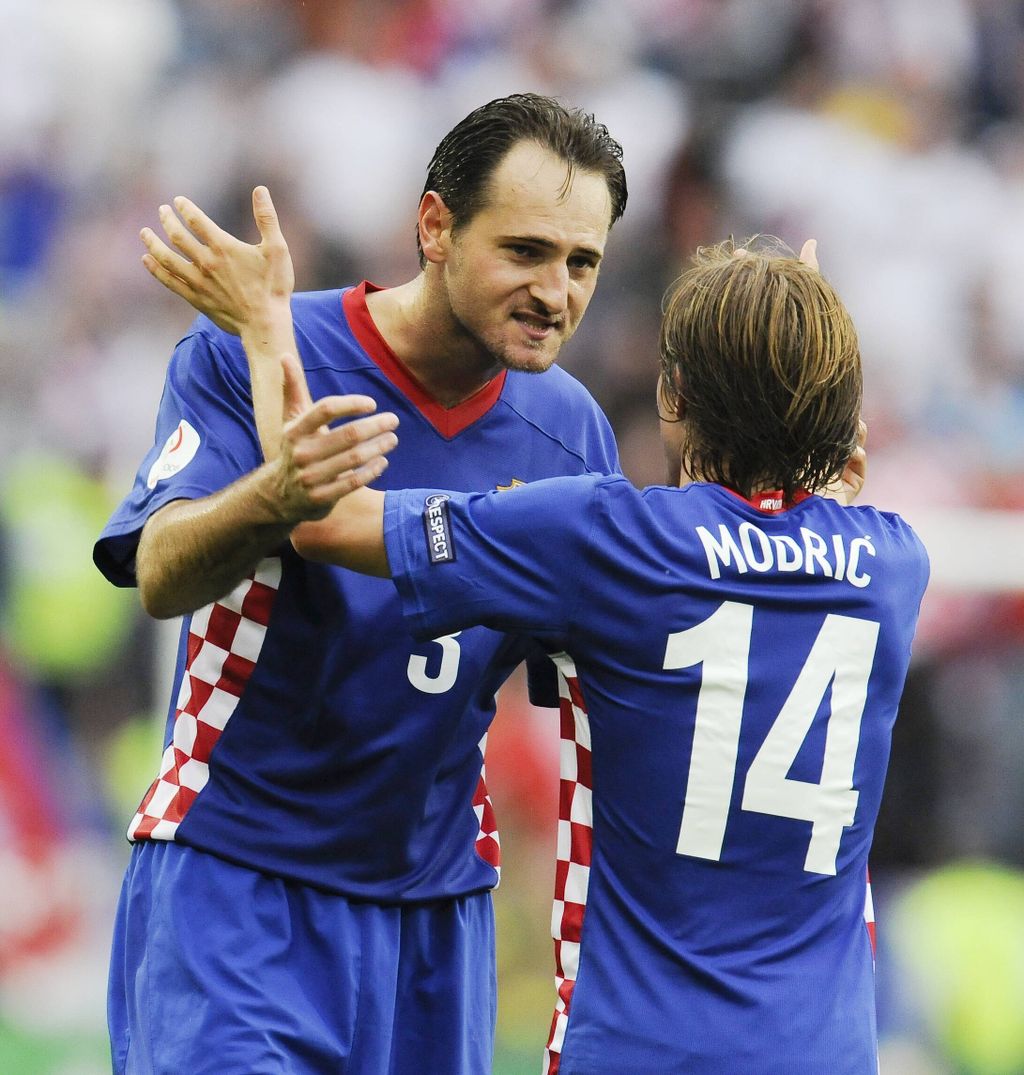 Josip Šimunić i Luka Modrić