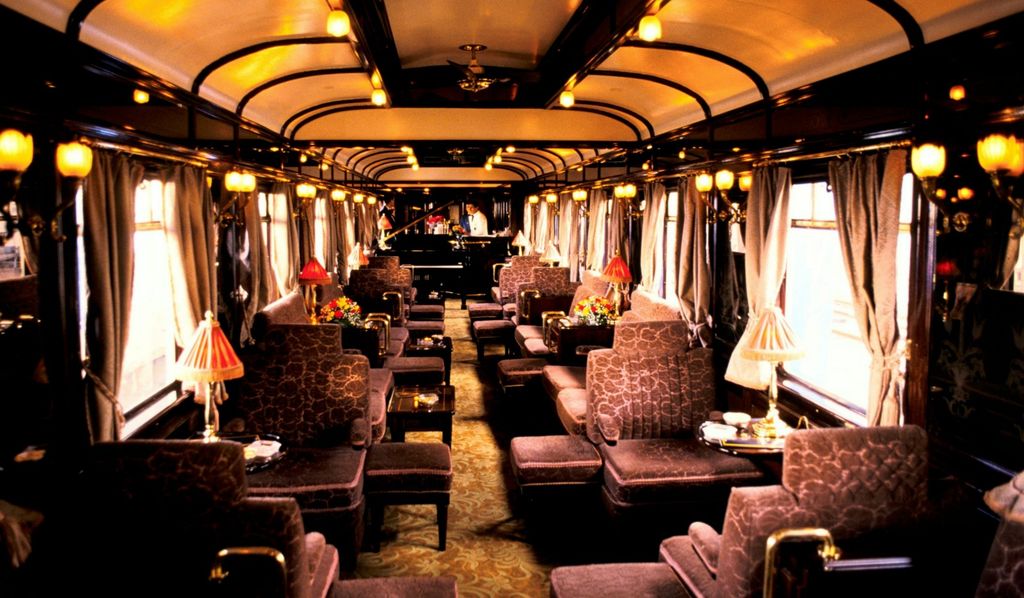 Unutrašnjost Orient Expressa